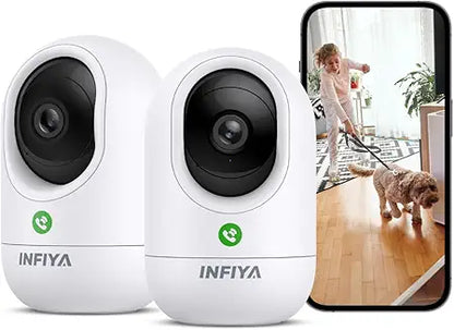 Wifi Smart Bulb Camera 1080p HD – 360° PTZ Rotation | Night Vision | Motion Detection | Wireless Indoor CCTV | Audio + Video Recording | Home Security Surveillance